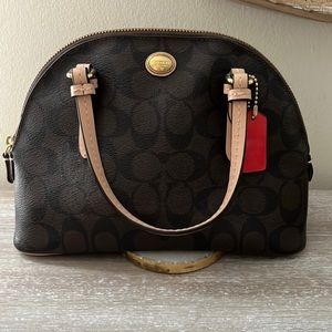 USED ONCE!!! Coach Monogram Bag
